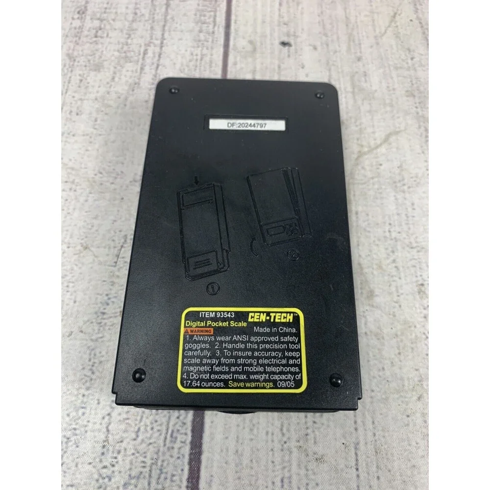 Cen-Tech Digital Pocket Scale Item #93543 (Weighs Up to 17.64 Ounces) - TESTED